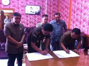 DPRD Inhil Kembali Teken MoU Bersama Kejari